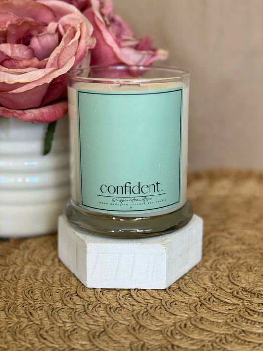 10oz Soy/Coconut (New) Confident Candle - Elegant Edition