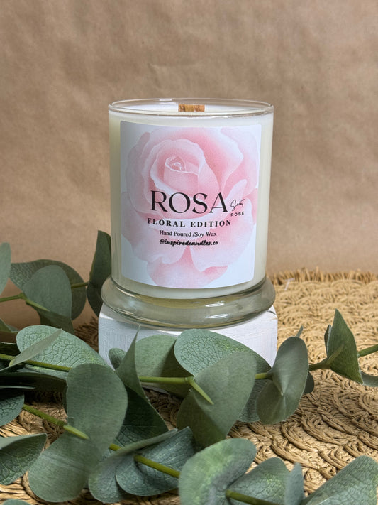 10oz Soy/Coconut Rosa Candle