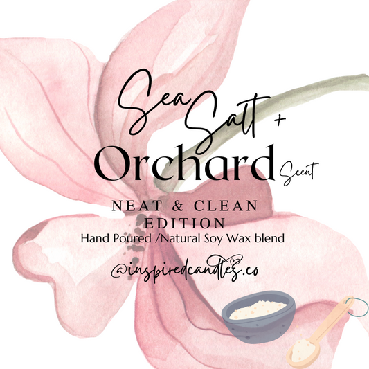 10oz Soy/Coconut Sea Salt + Orchard Candle
